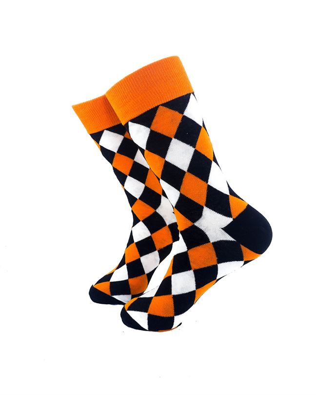 Checkers Classic Black Orange