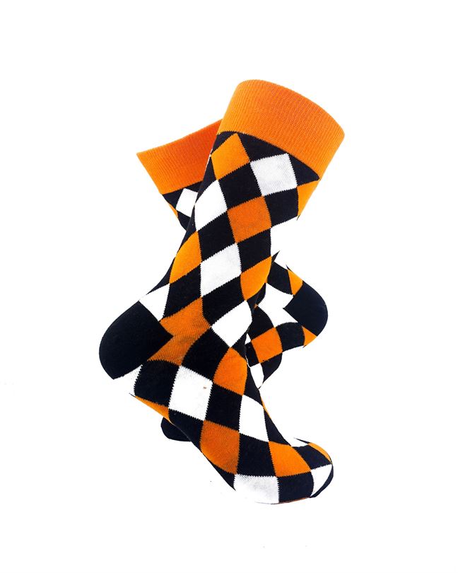 Checkers Classic Black Orange