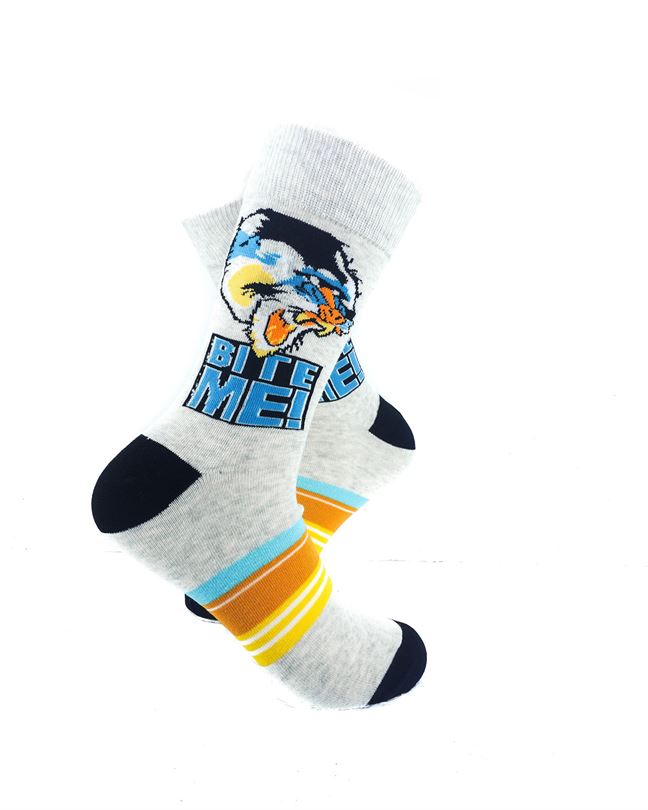 cooldesocks bite me crew socks right view image