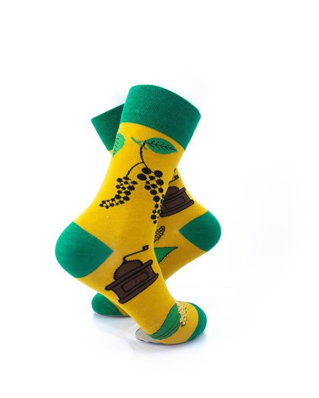 cooldesocks black pepper crew socks right view image