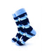 cooldesocks blue waves crew socks left view image