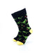 cooldesocks dino dribble crew socks front view image