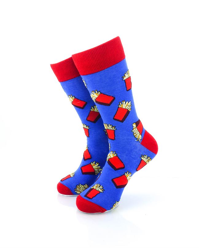 French Fries Crew Socks — CoolDeSocks | Online Shop