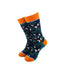 cooldesocks ladies honey garden crew socks front view image