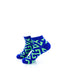 cooldesocks maze blue green ankle socks left view image